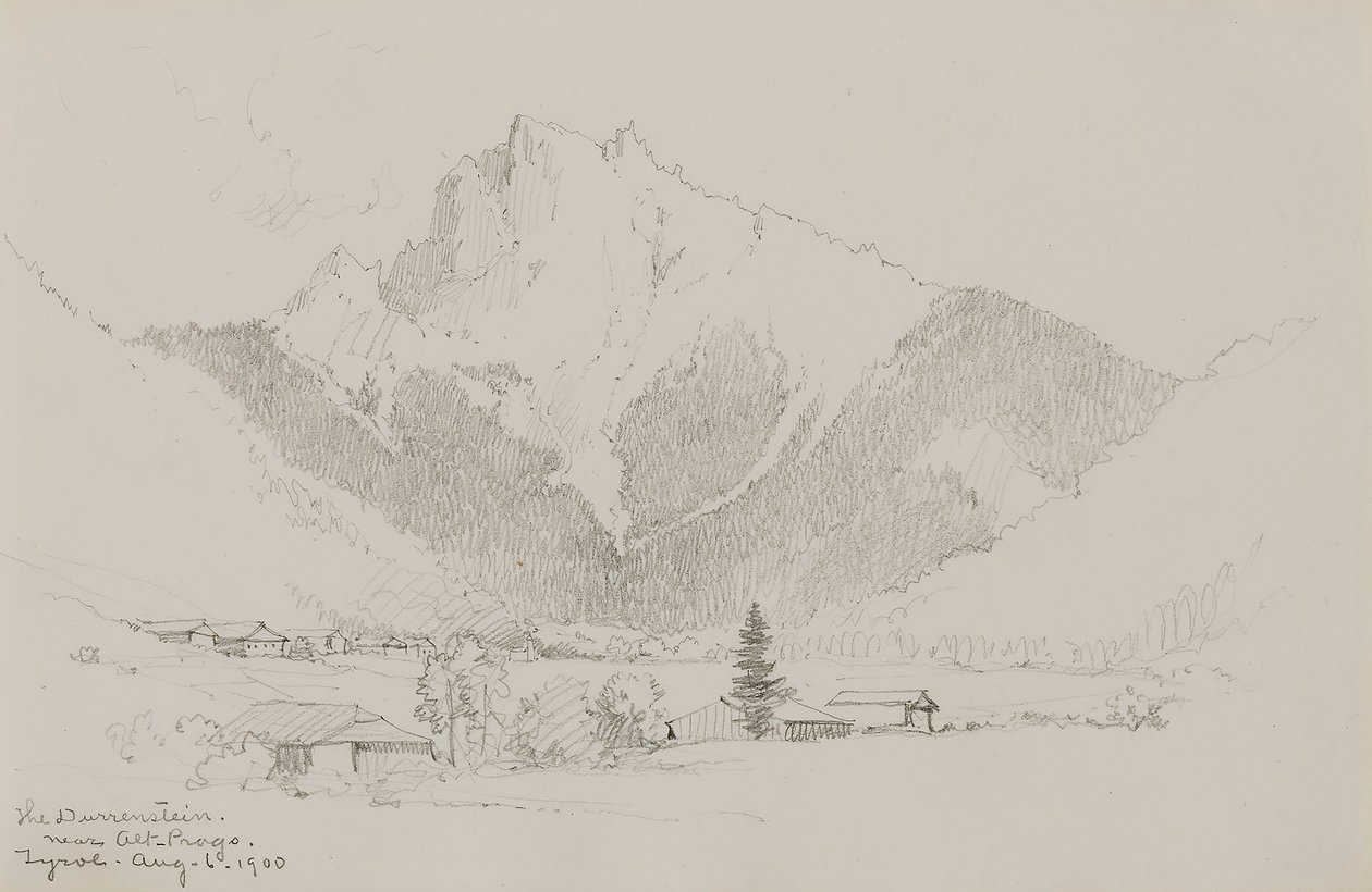 Dürrenstein, niedaleko Alt-Prags, Tyrol autorstwa George Elbert Burr