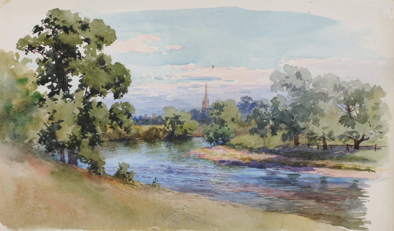 Wye niedaleko Ross, 1899. autorstwa George Elbert Burr