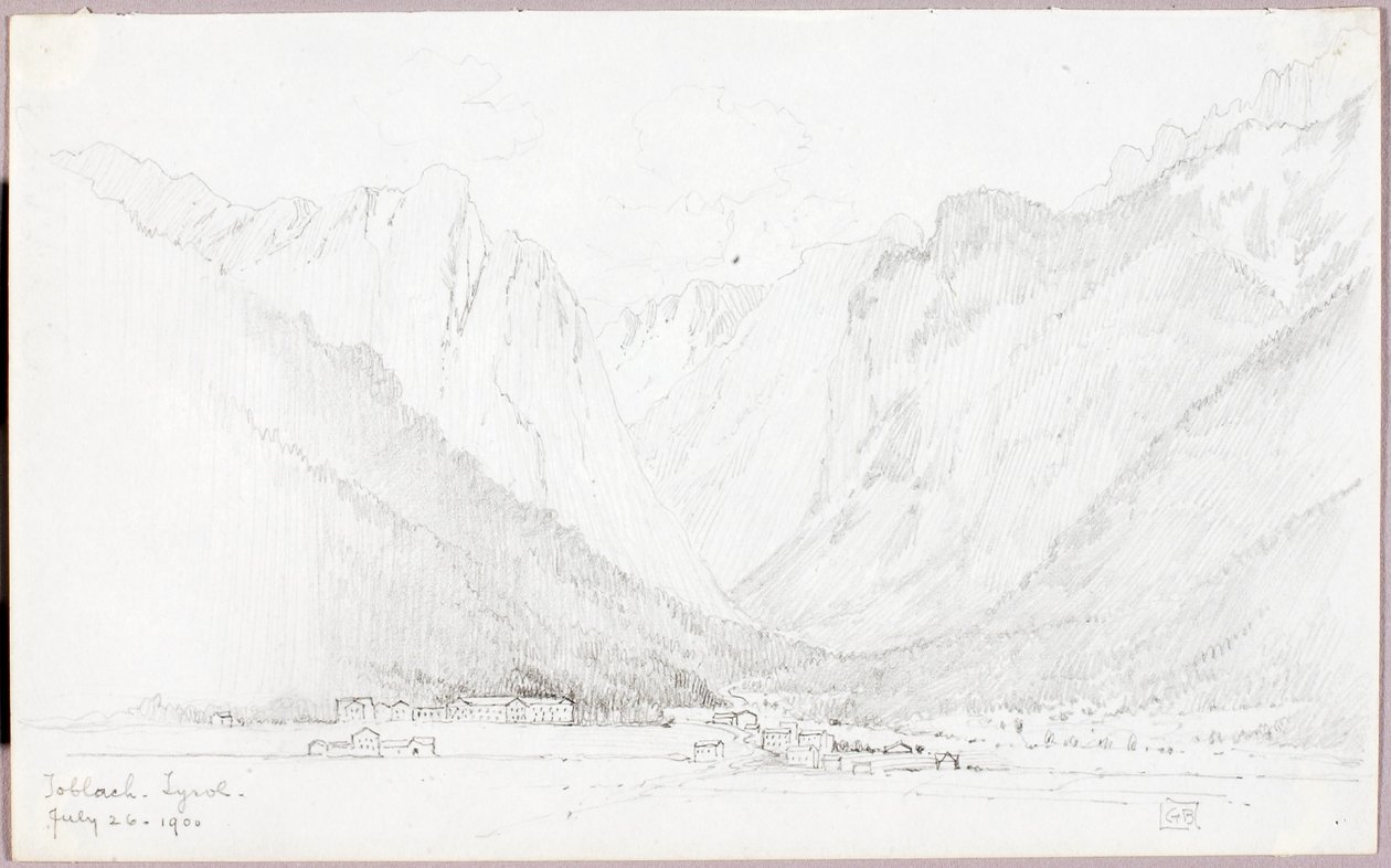 Toblach, Tyrol autorstwa George Elbert Burr