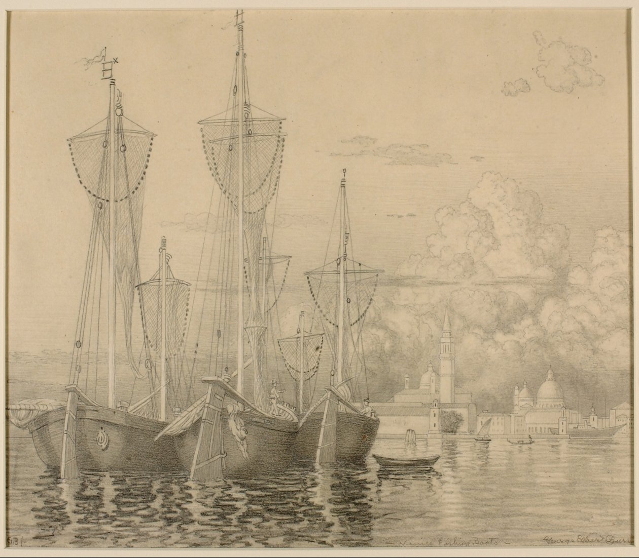 Łodzie wędkarskie Venice autorstwa George Elbert Burr