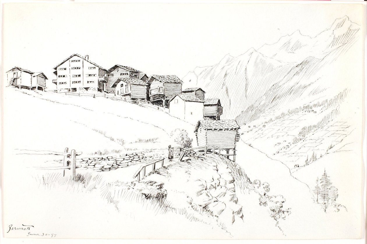 Zermatt autorstwa George Elbert Burr