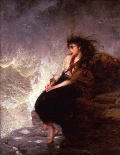 Alone - „Och za dotyk znikłej ręki” autorstwa George Elgar Hicks