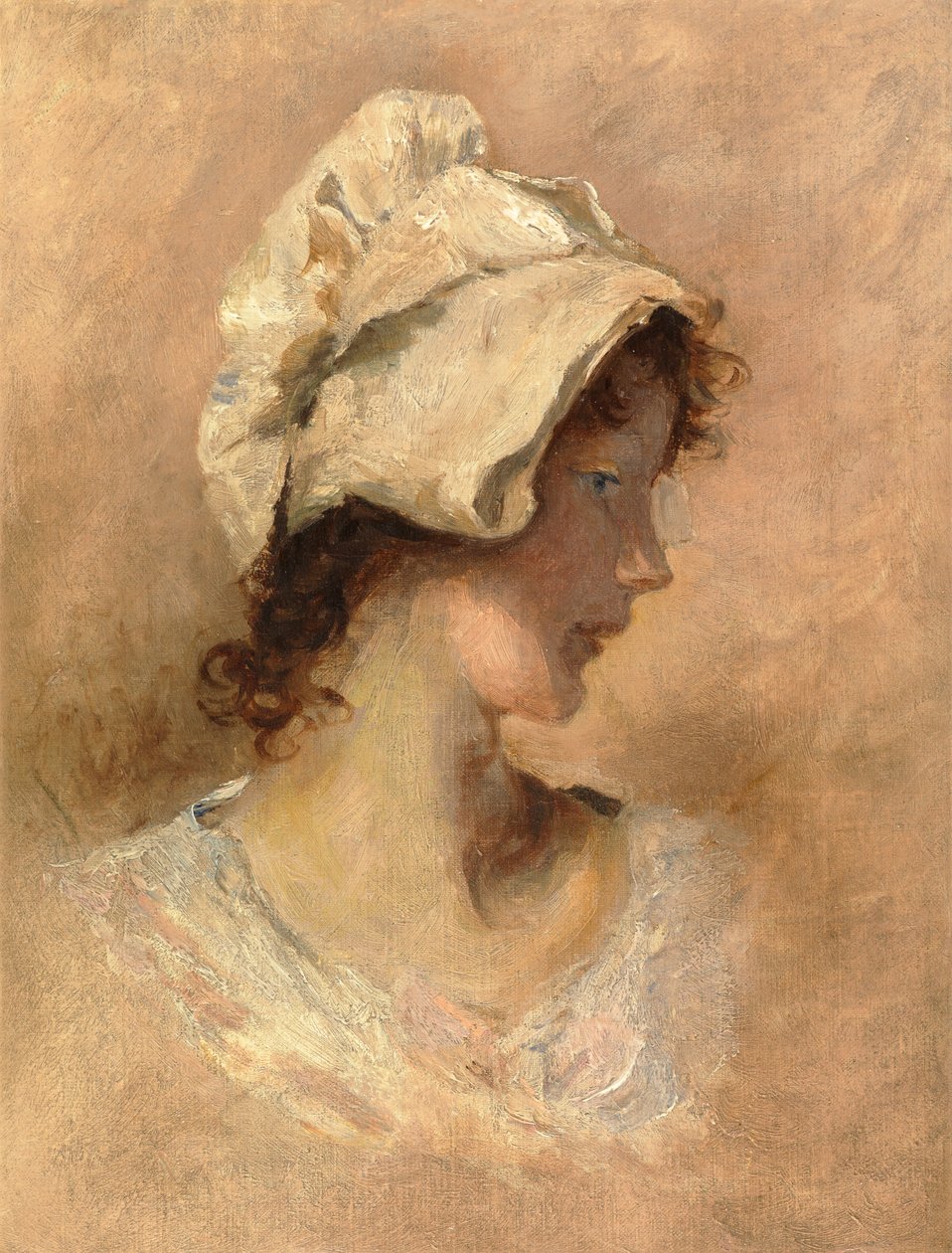 Głowa kobiety autorstwa George Elgar Hicks