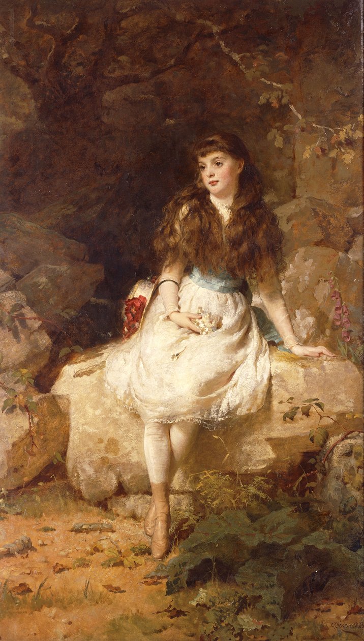 Lady Edith Amelia Ward, córka 1. hrabiego Dudley, 1883 autorstwa George Elgar Hicks