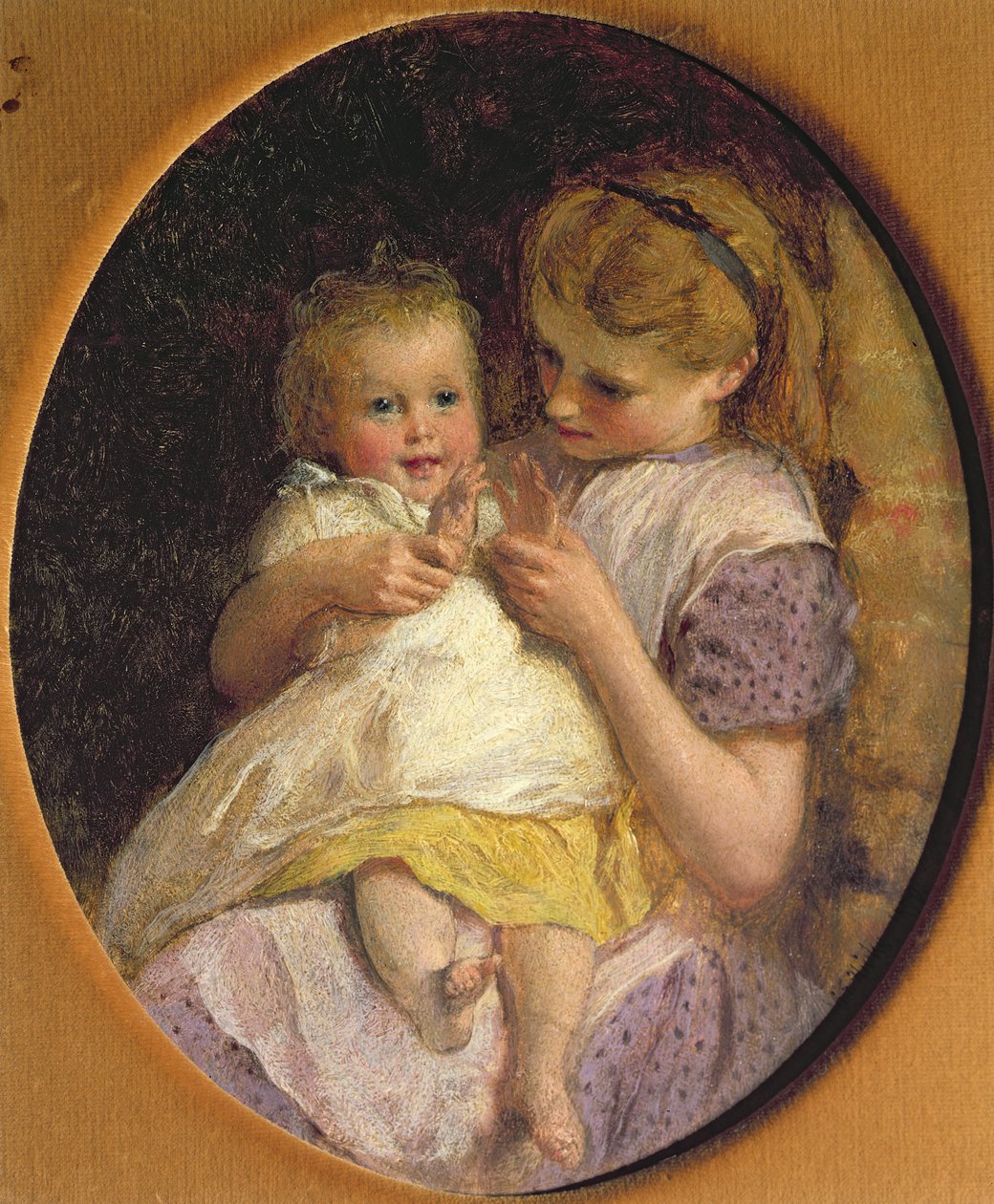 Pat-a-cake autorstwa George Elgar Hicks
