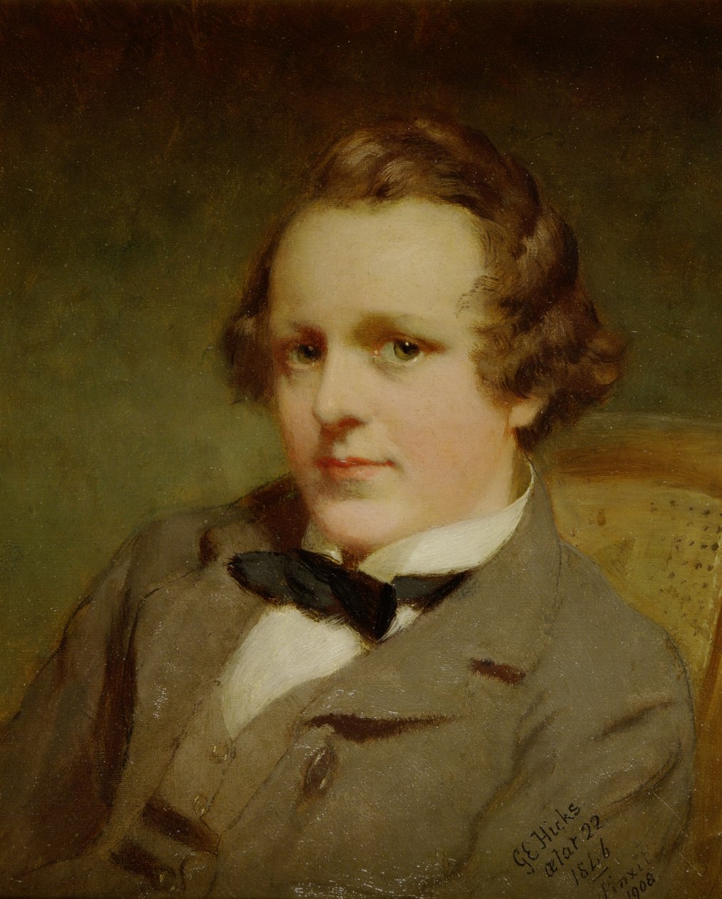Autoportret, 1846 autorstwa George Elgar Hicks