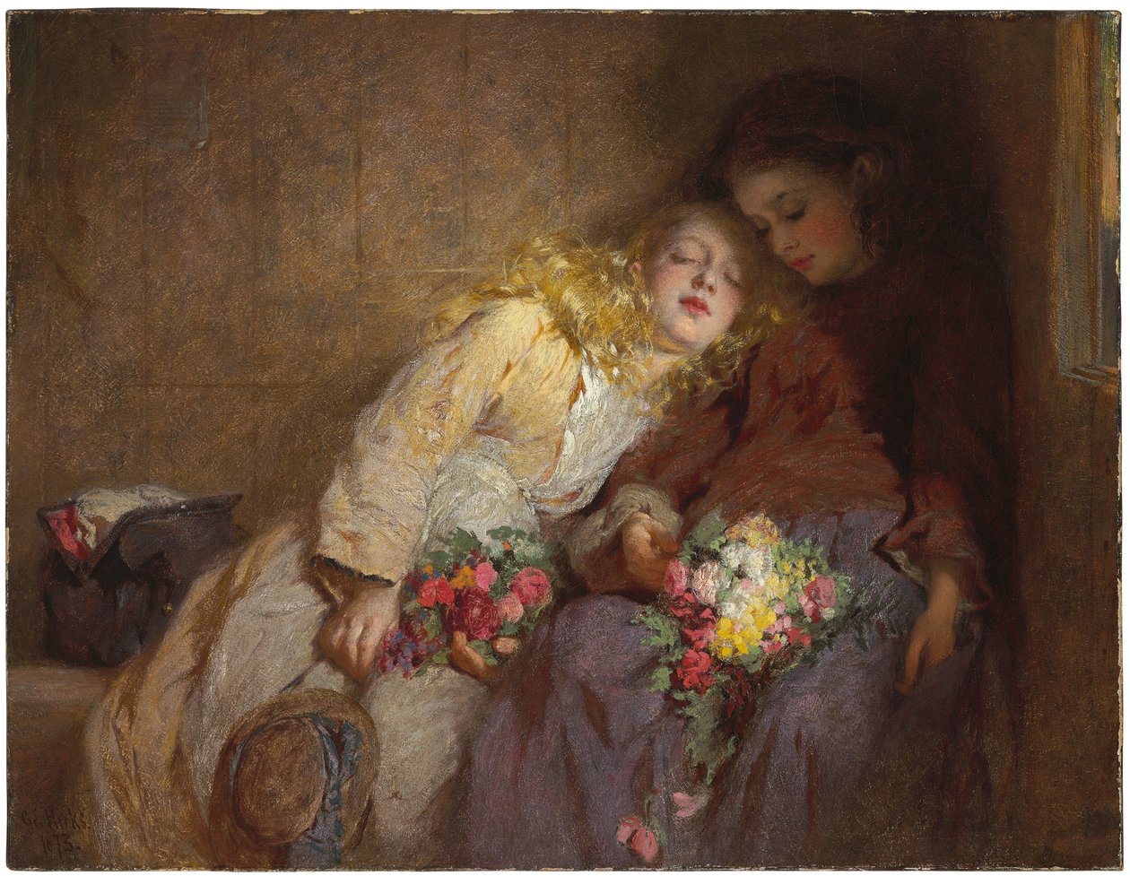 Powrót do domu, 1873 autorstwa George Elgar Hicks