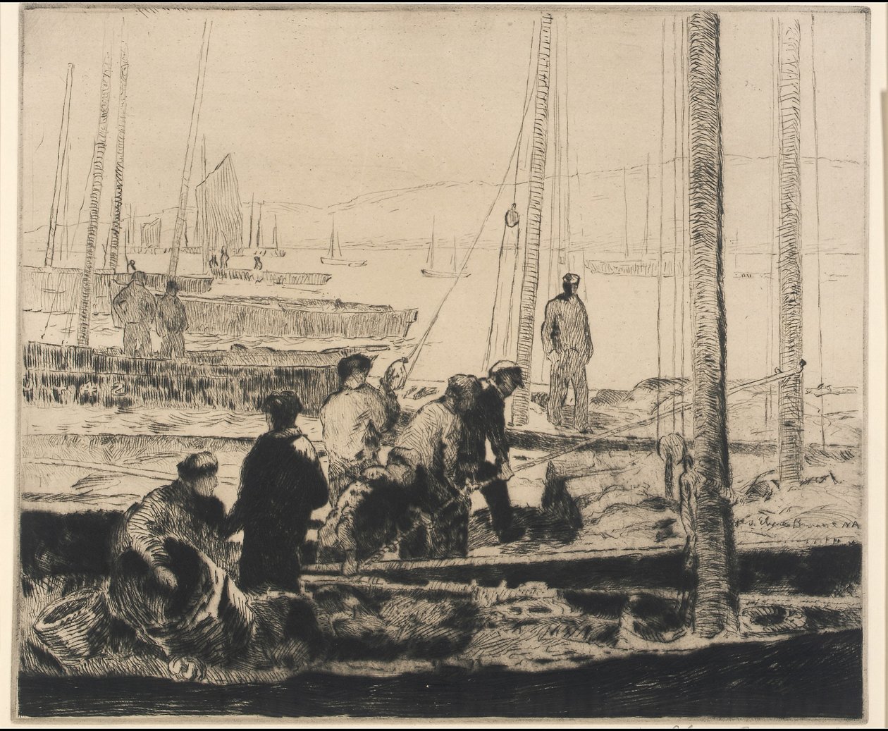 Flota sardynek autorstwa George Elmer Browne