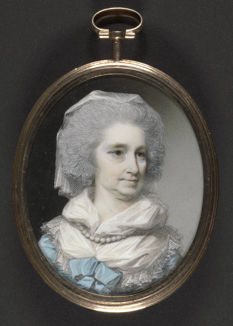 Lady Grace Burnaby (wc i gwasz na kości słoniowej) autorstwa George Engleheart