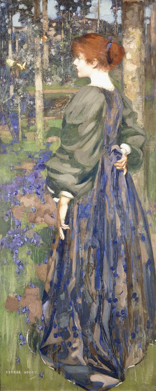 W lesie Bluebell autorstwa George F. Henry