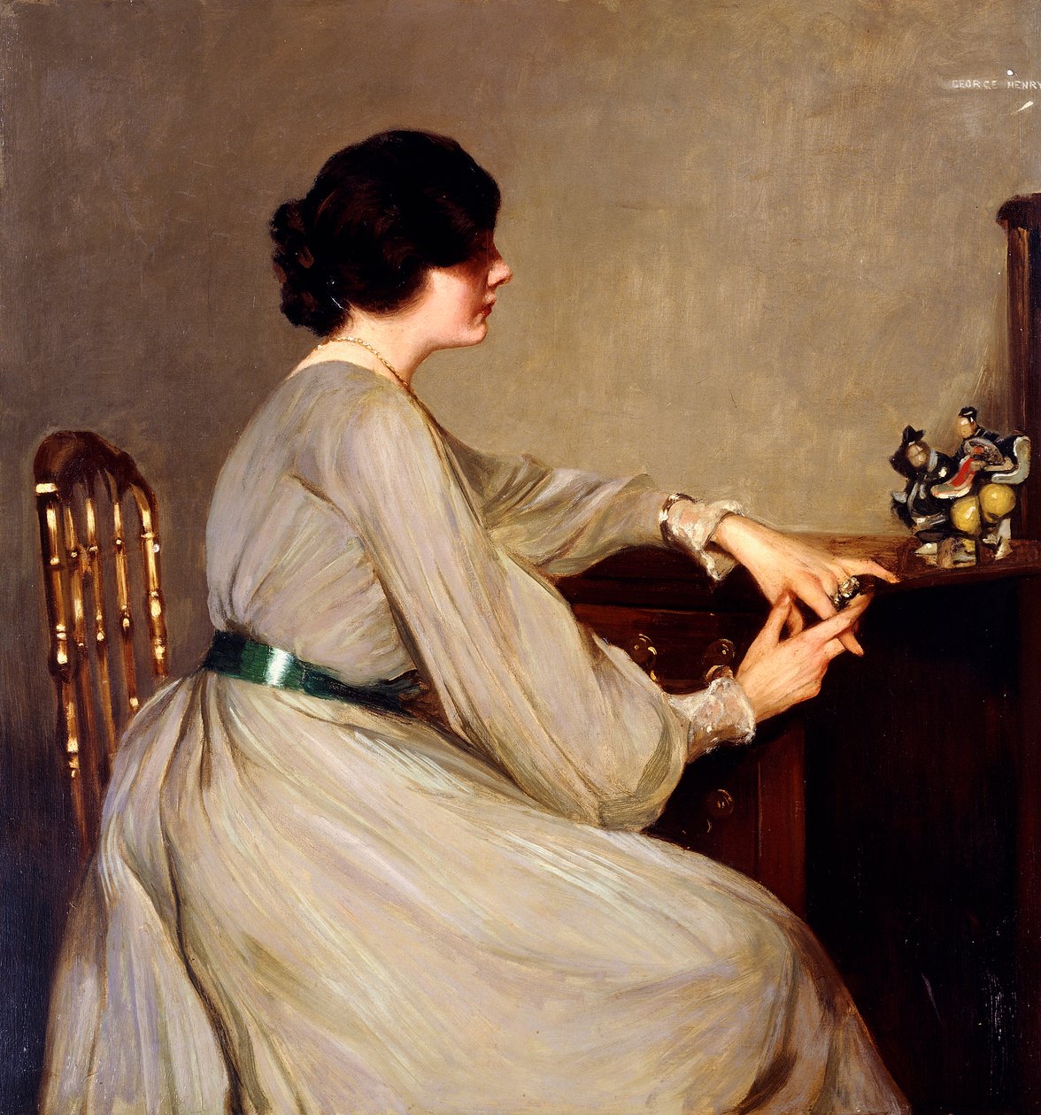 Pani w szarości autorstwa George F. Henry