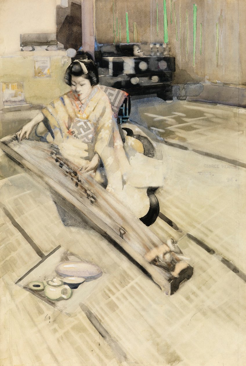 Gracz Koto, Tokio autorstwa George F. Henry