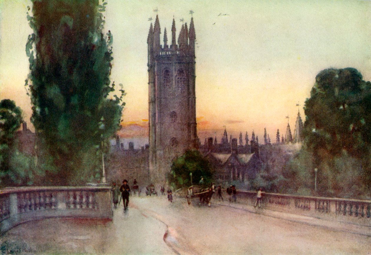 Dzwonnica Magdaleny, Oxford, Oxfordshire, 1924-1926 autorstwa George F Nicholls