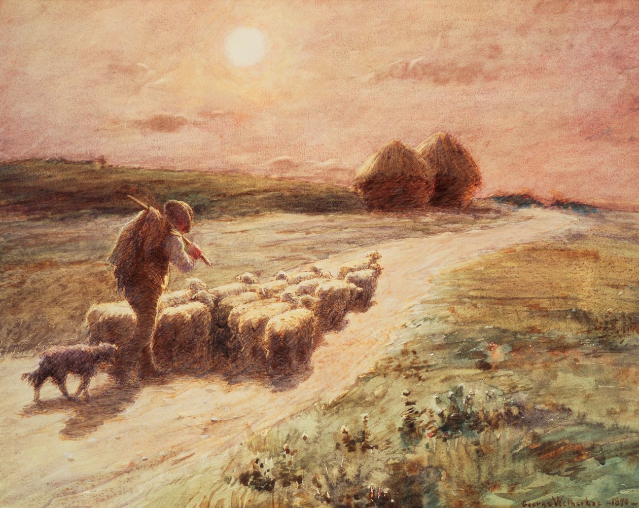Koniec dnia,1890 autorstwa George Faulkner Wetherbee