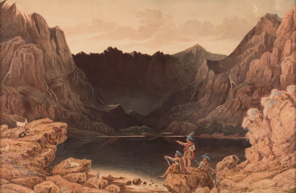 Loch Coruisk, wyspa Skye autorstwa George Fennel Robson