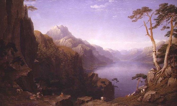 Loch Maree, Ross i Cromarty autorstwa George Fennel Robson