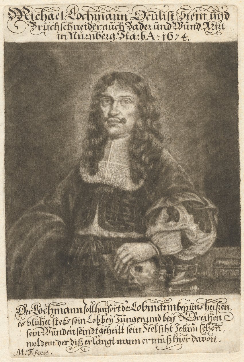 Michał Lochmann (1630-1674) autorstwa George Fennitzer