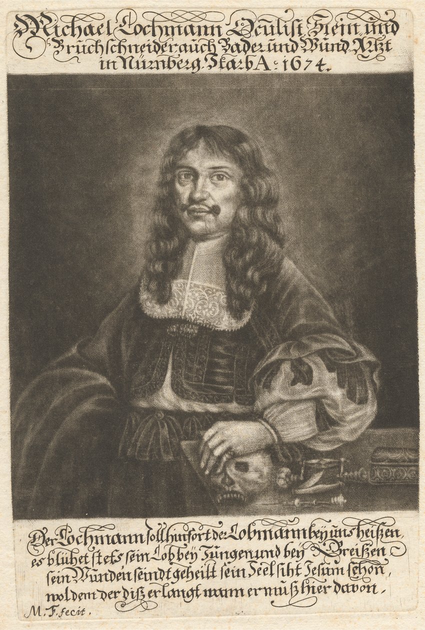 Michał Lochmann (1630-1674) autorstwa George Fennitzer