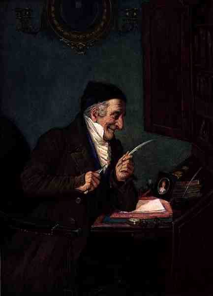 Kochanek (akwarela na papierze) autorstwa George Fox
