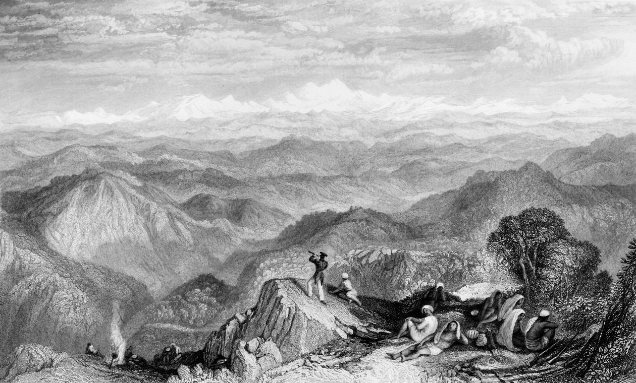 „Snowy Range, z Tyne lub Marny”, 1838. autorstwa George Francis White