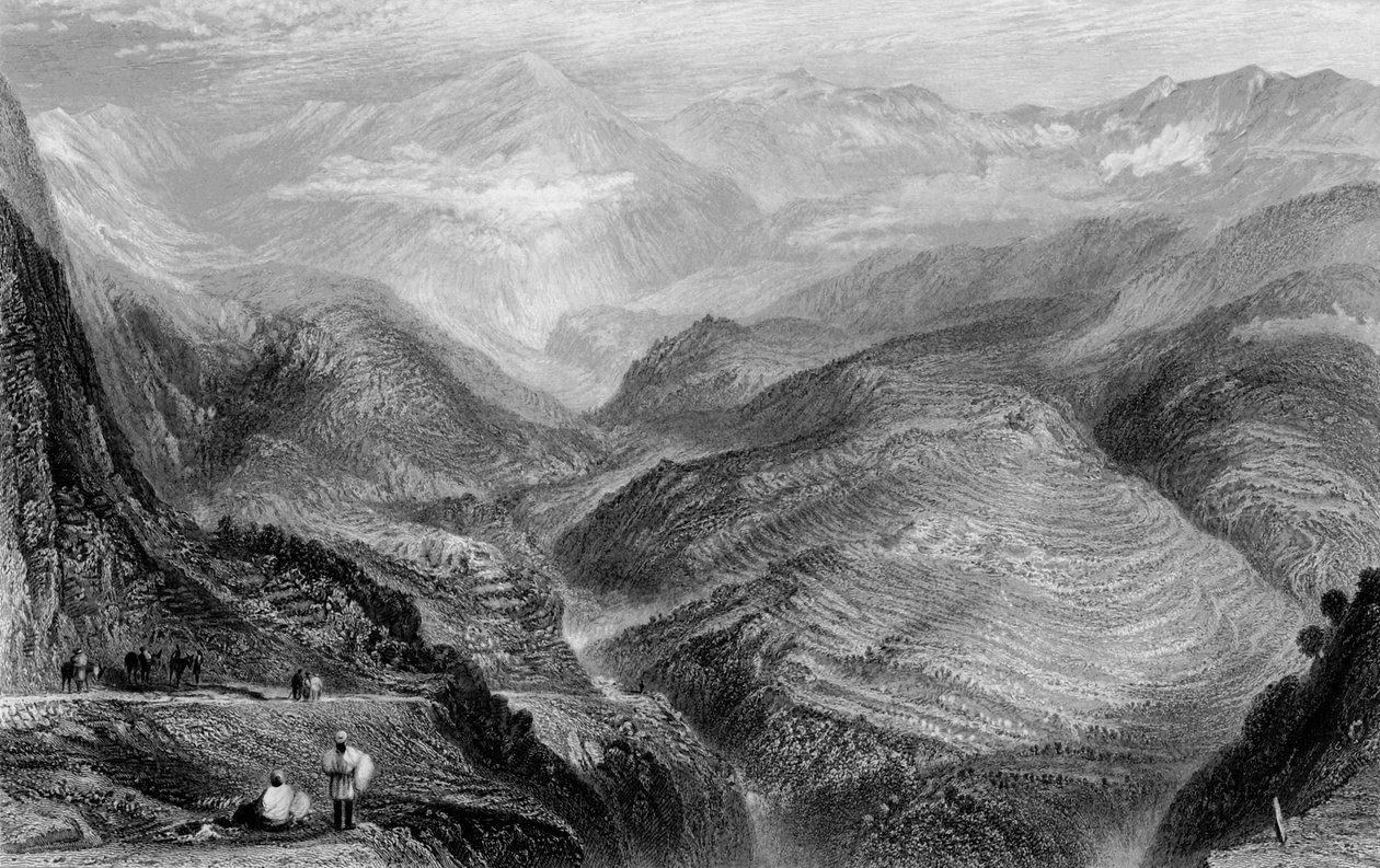 „Widok w pobliżu Jubbera”, 1838. autorstwa George Francis White