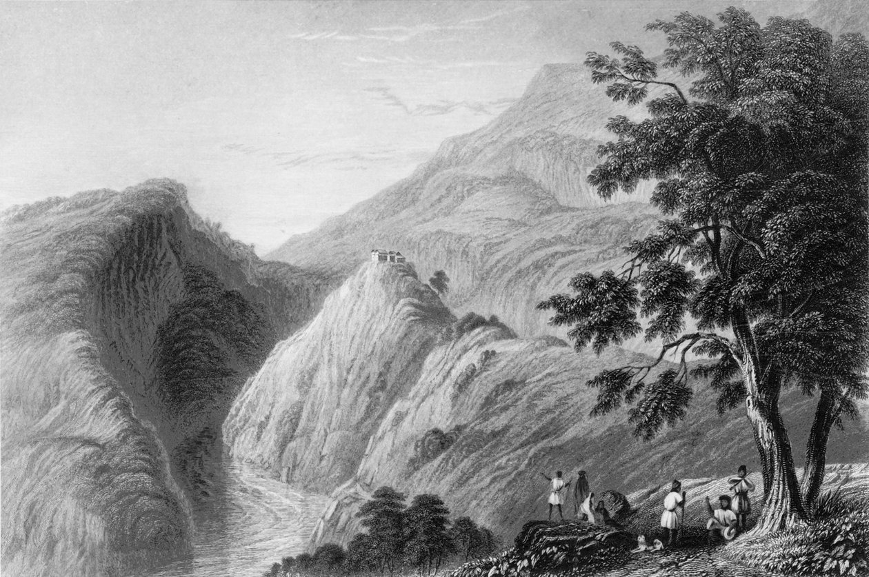 „Widok w pobliżu Kursalee”, 1838. autorstwa George Francis White
