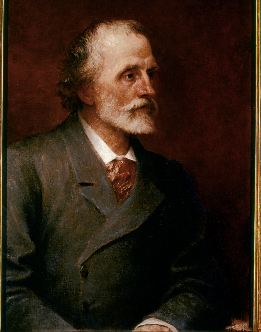 George MEREDITH, Portret 1893 (olej na płótnie) autorstwa George Frederic Watts