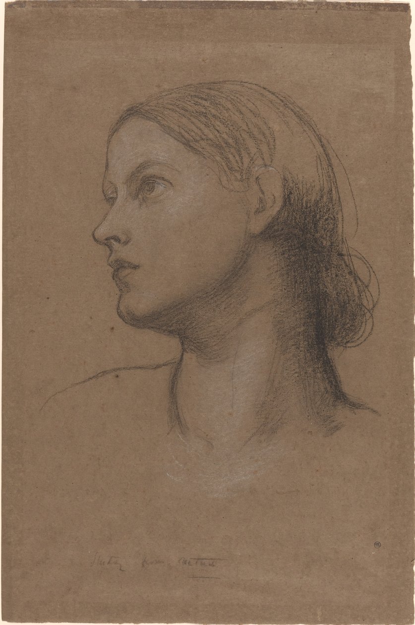 Głowa młodej kobiety autorstwa George Frederic Watts