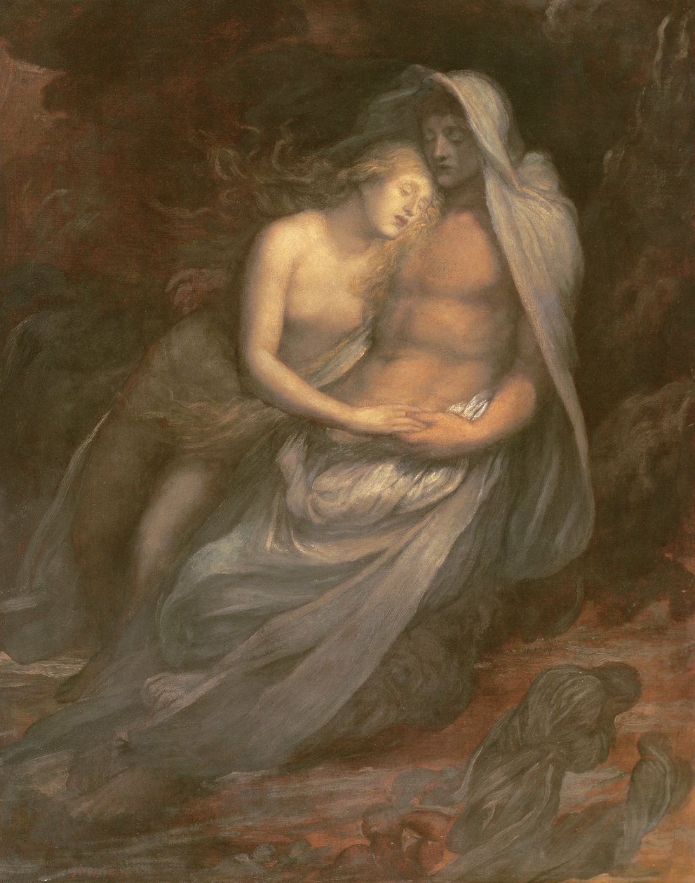 Paolo i Francesca autorstwa George Frederic Watts