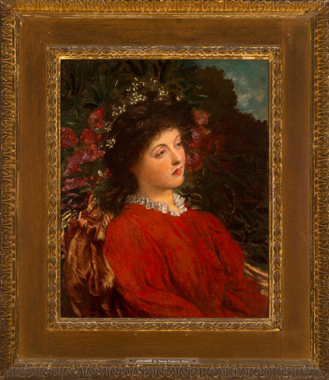 Portret Eveleen Tennant (później Mrs FWH Myers) 1876 (olej na płótnie) autorstwa George Frederic Watts