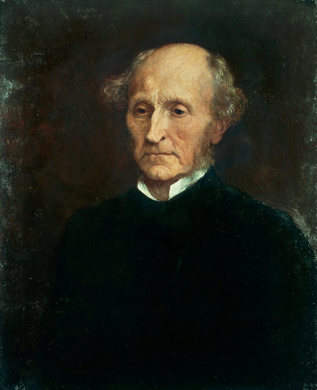 Portret Johna Stuarta Milla (Pentonville autorstwa George Frederic Watts