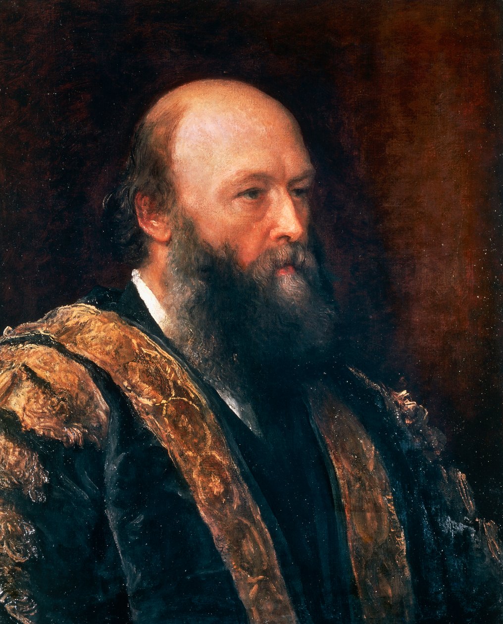 Portret Roberta Arthura Talbota Gascoyne-Cecila, trzeciego markiza Salisbury (Hatfield autorstwa George Frederic Watts
