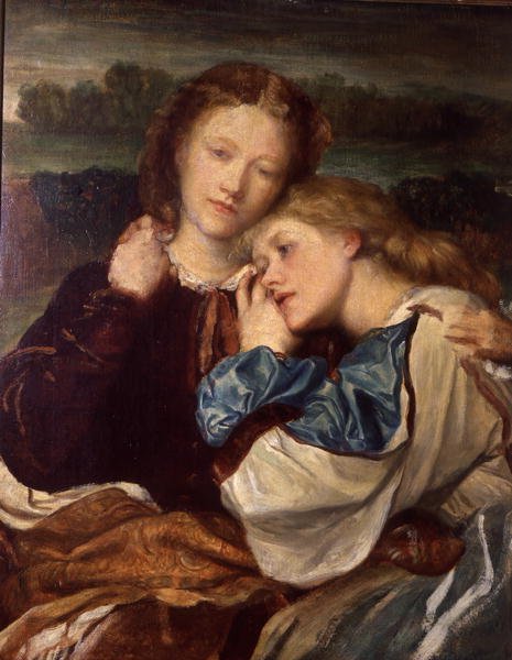 Siostry Terry (olej na płótnie) autorstwa George Frederic Watts