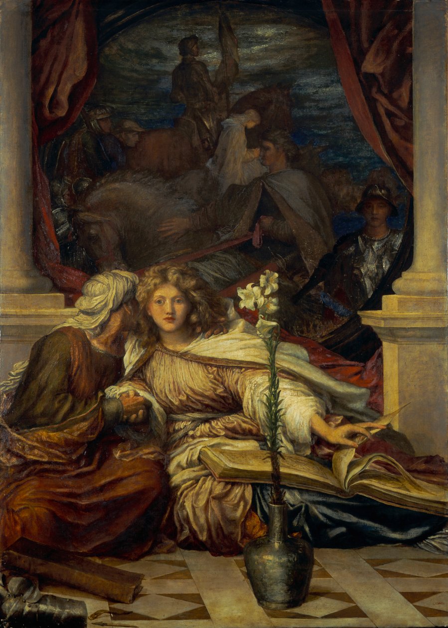 Britomart, 1877-78 autorstwa George Frederick Watts
