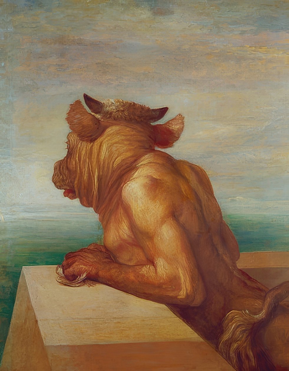 Der Minotauros. 1885 autorstwa George Frederick Watts