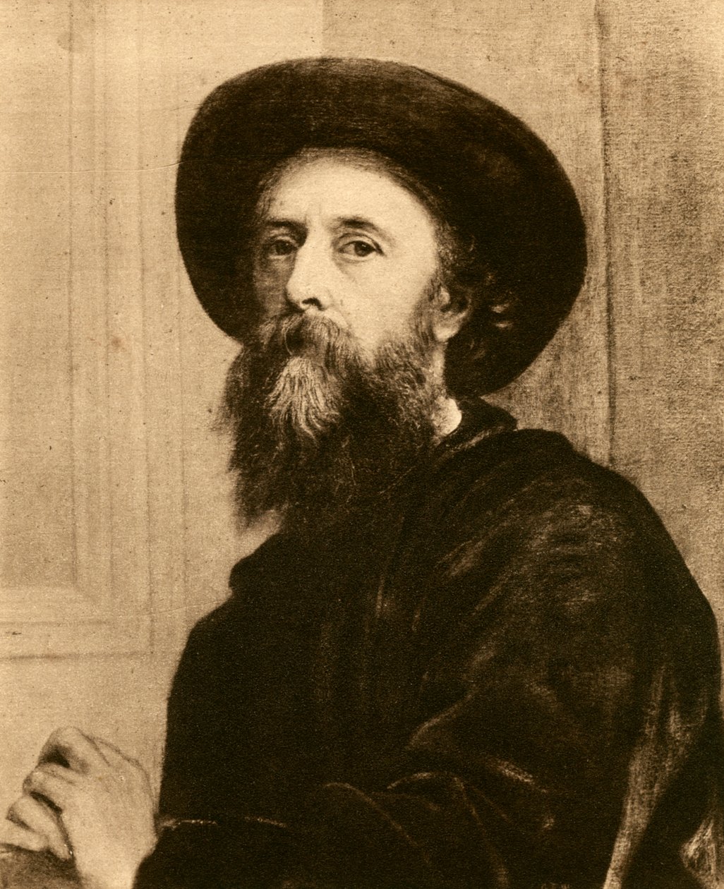 George Frederic Watts, angielski wiktoriański malarz i rzeźbiarz, 1913. autorstwa George Frederick Watts