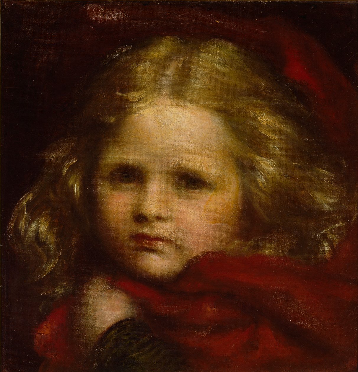 Czerwony Kapturek, 1864 autorstwa George Frederick Watts