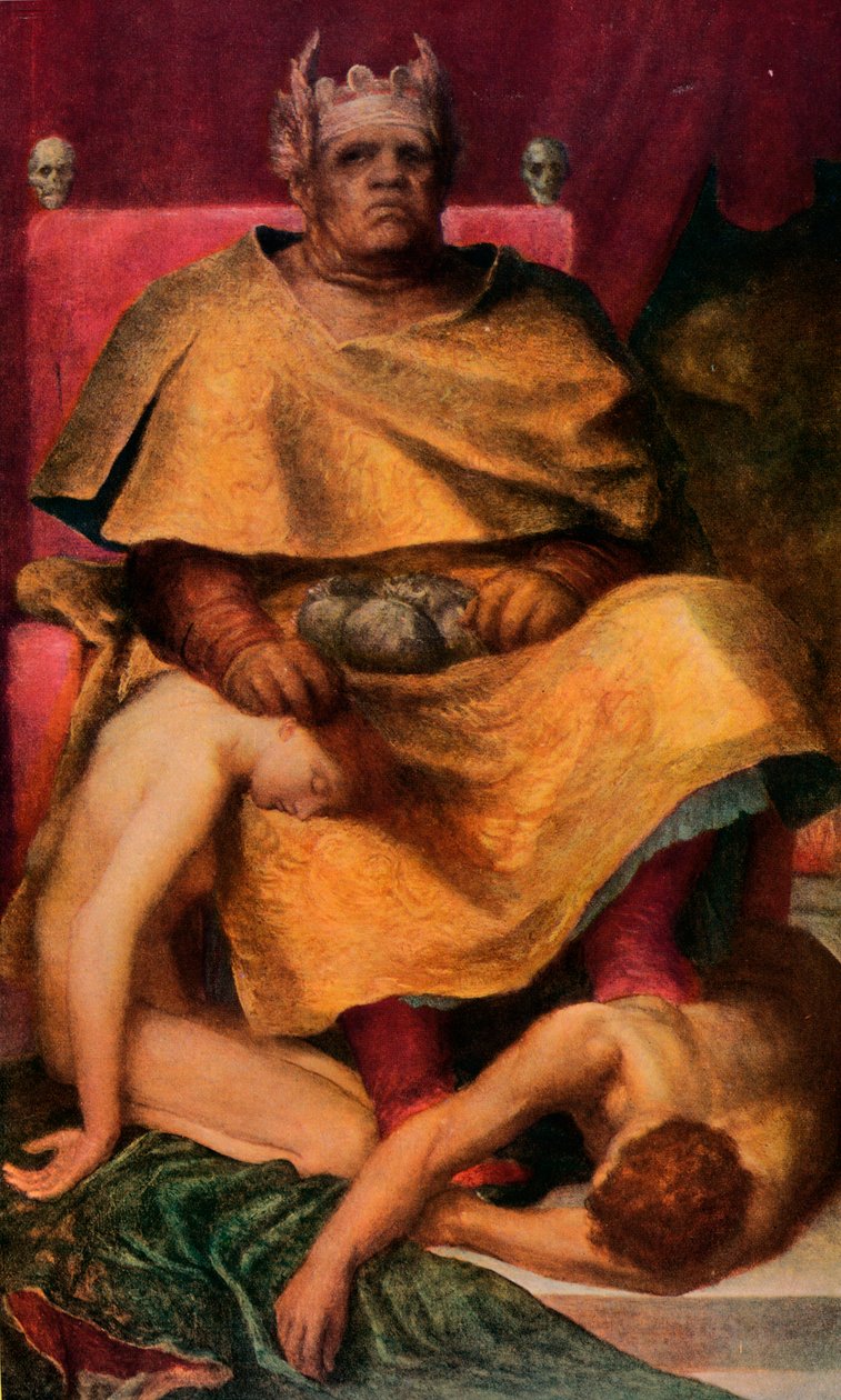 Mamona, ok. 1884, 1912 r autorstwa George Frederick Watts