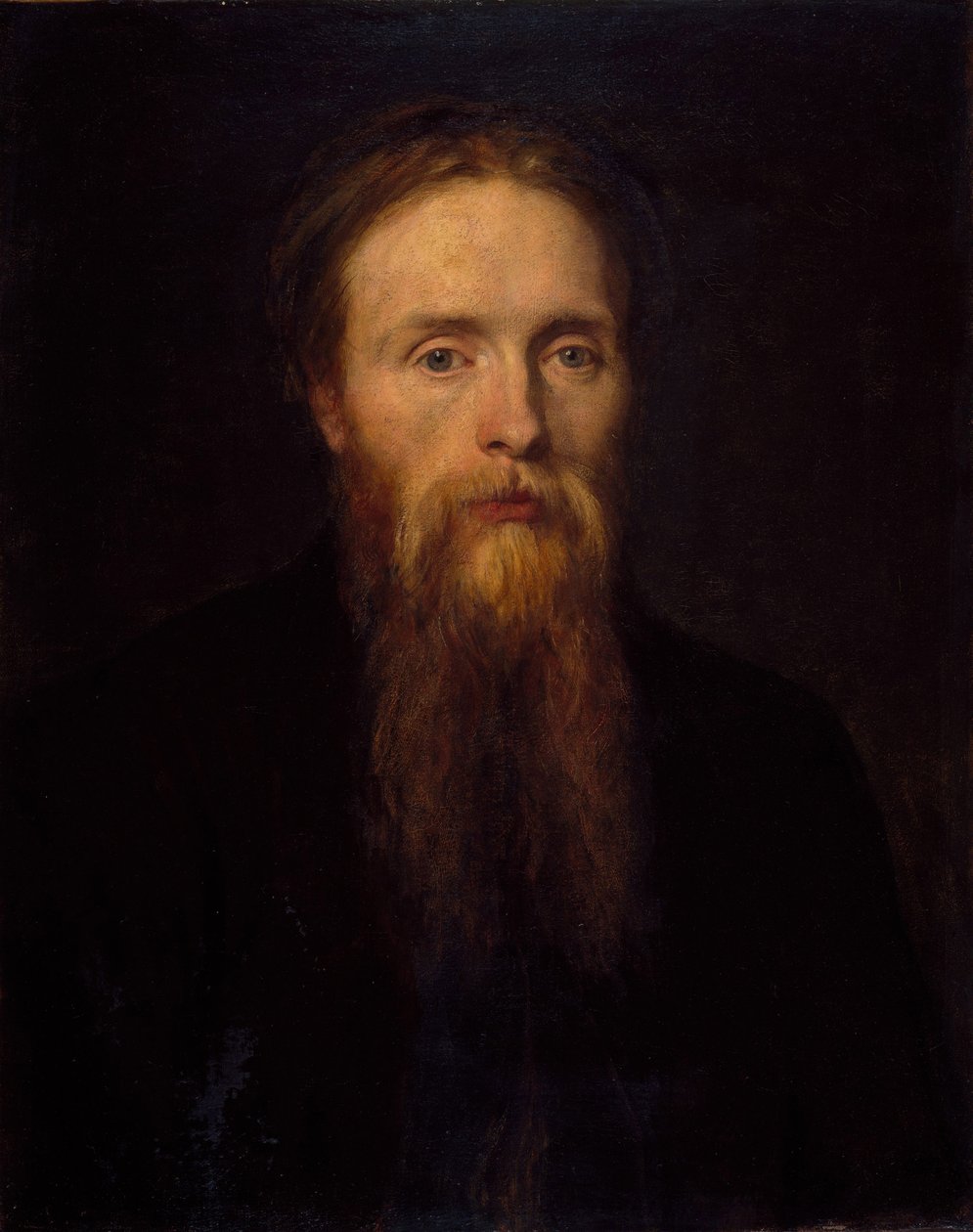 Portret Edwarda Burne-Jonesa, 1870 autorstwa George Frederick Watts