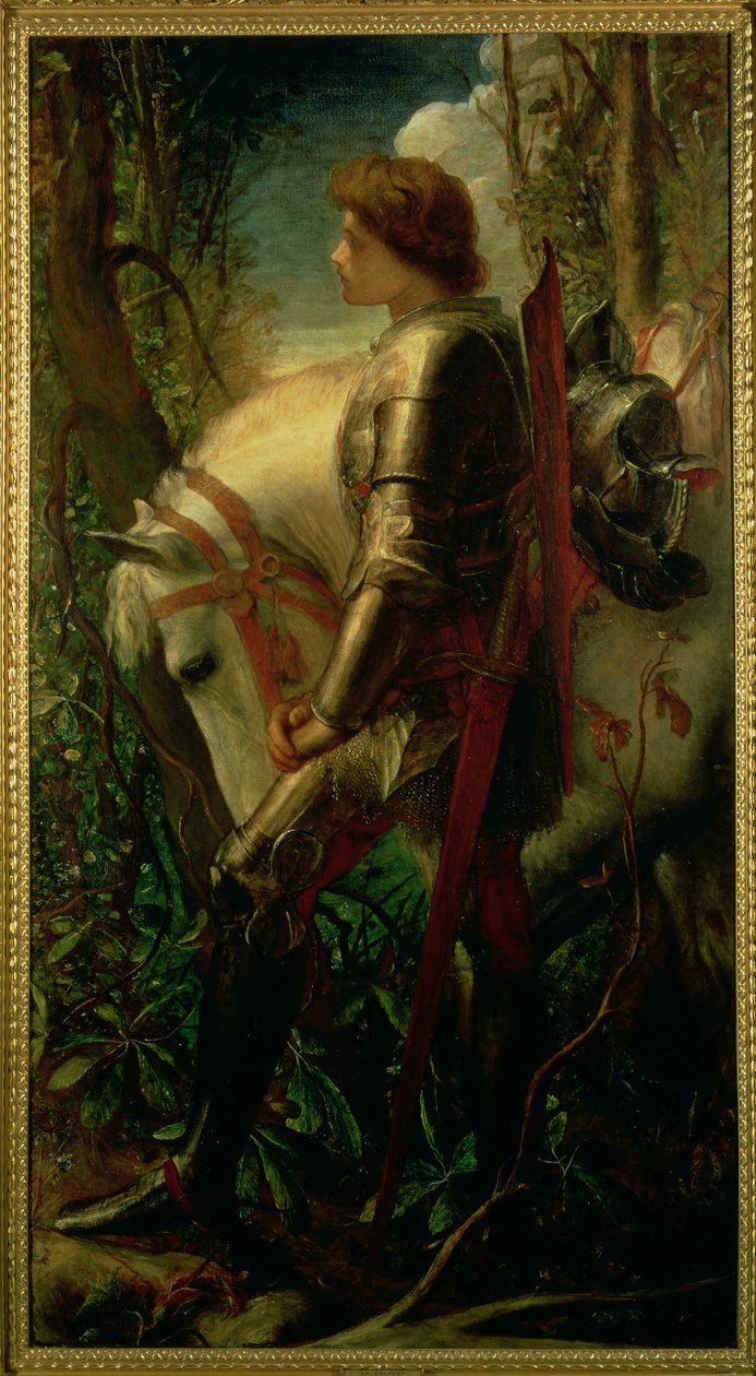 Sir Galahad, 1862 autorstwa George Frederick Watts