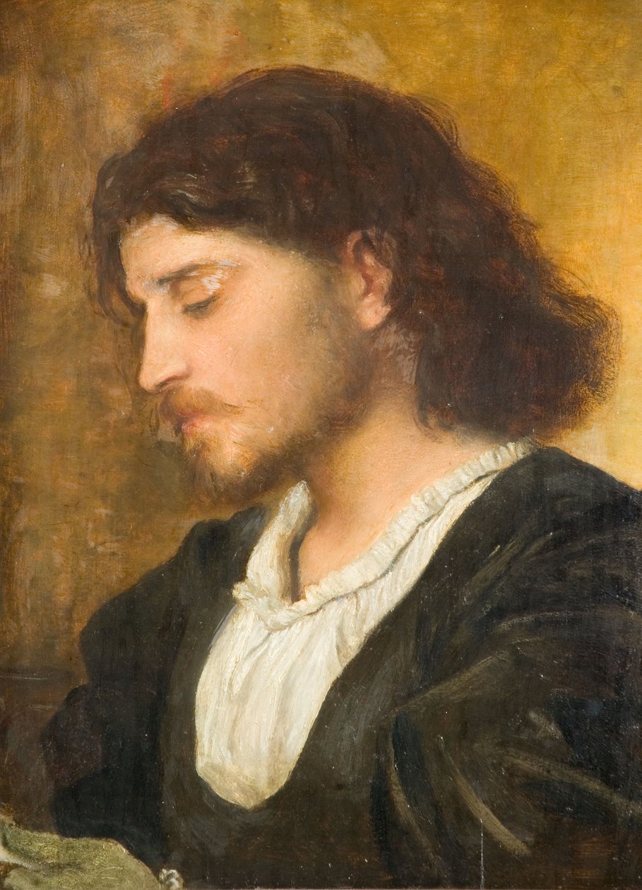 Studium Gennaro, weneckiego szlachcica, 1840-1890. autorstwa George Frederick Watts