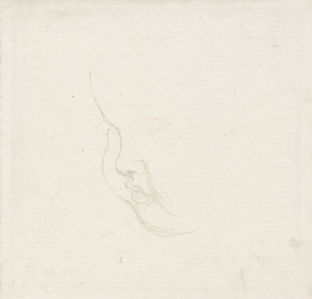 Studium na głowę dziecka, ok.1860 (grafit) autorstwa George Frederick Watts