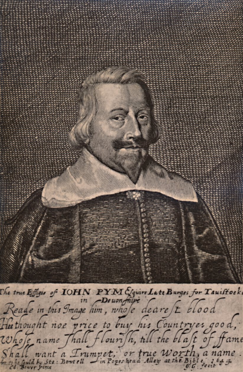 John Pym, angielski polityk parlamentarny, c1644 1894 autorstwa George Glover