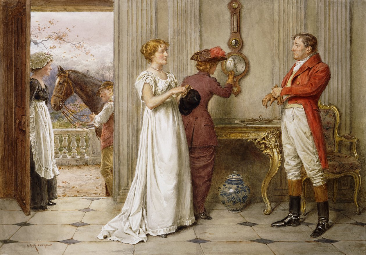 Południowy wiatr i zachmurzone niebo, autorstwa George Goodwin Kilburne