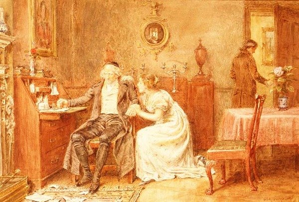 Wydziedziczone autorstwa George Goodwin Kilburne