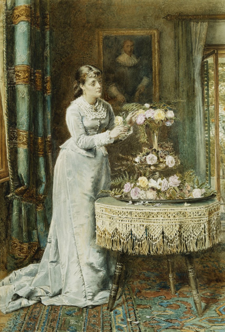 Kompozycja kwiatowa, 1878 autorstwa George Goodwin Kilburne