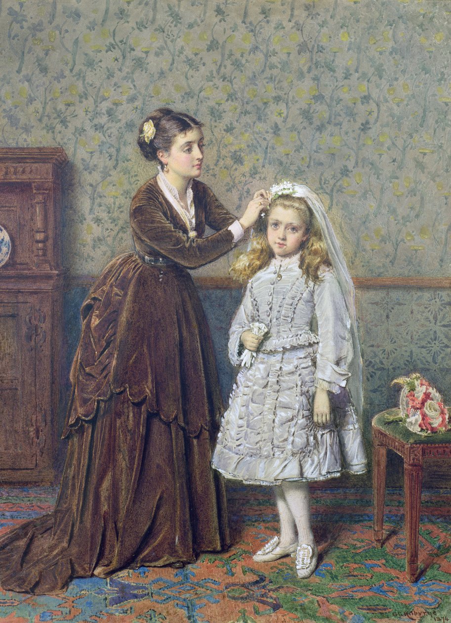 Jej pierwsza komunia autorstwa George Goodwin Kilburne
