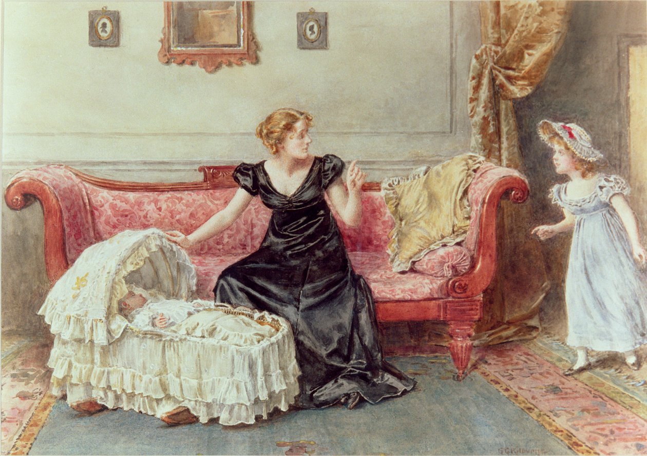 Cicho! autorstwa George Goodwin Kilburne