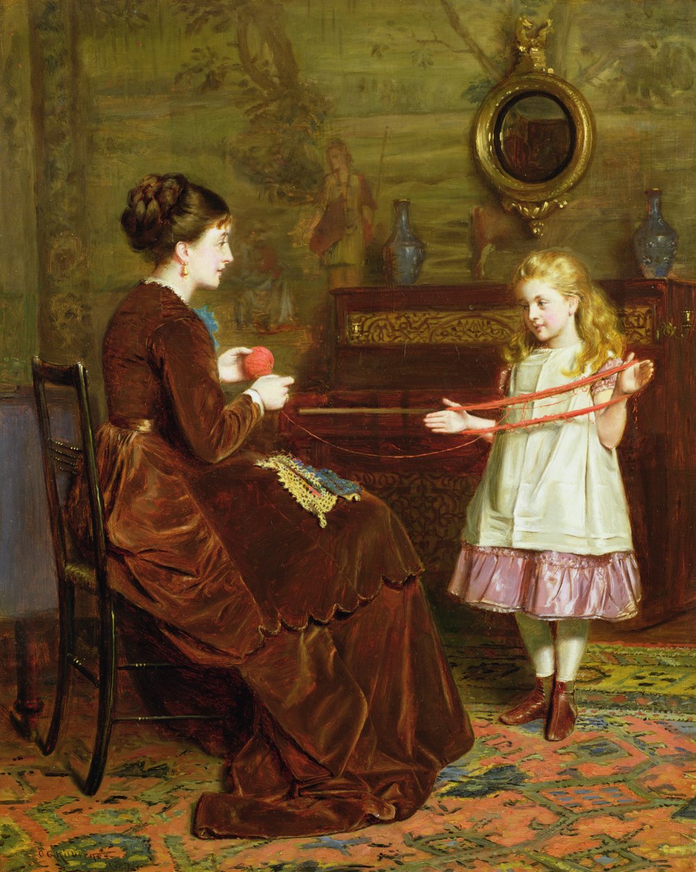Mały Pomocnik Matki autorstwa George Goodwin Kilburne