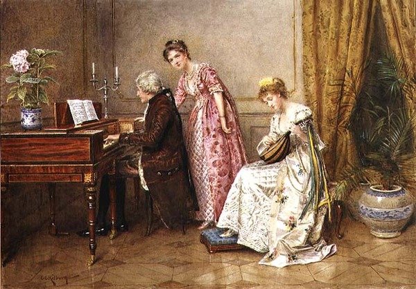 Trio autorstwa George Goodwin Kilburne